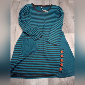 Uncle Frank blue and brown dress